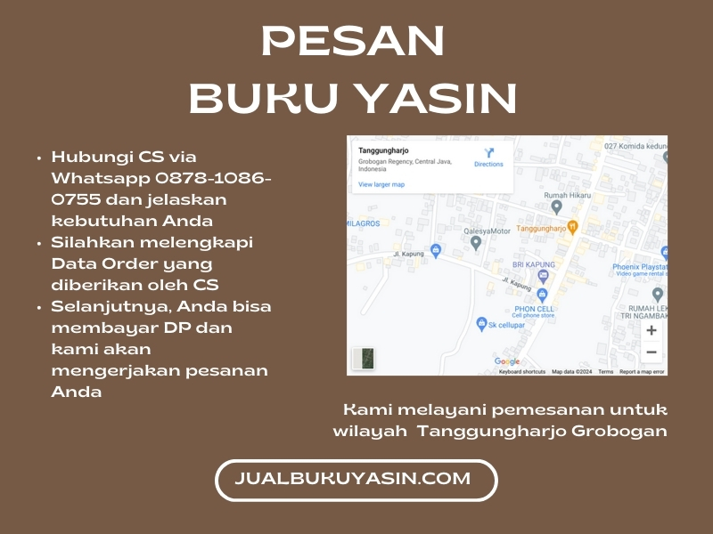 Percetakan Buku Yasin Tanggungharjo Grobogan, Tempat Cetak Buku Yasin Tanggungharjo Grobogan, Tempat Bikin Buku Yasin di Tanggungharjo Grobogan