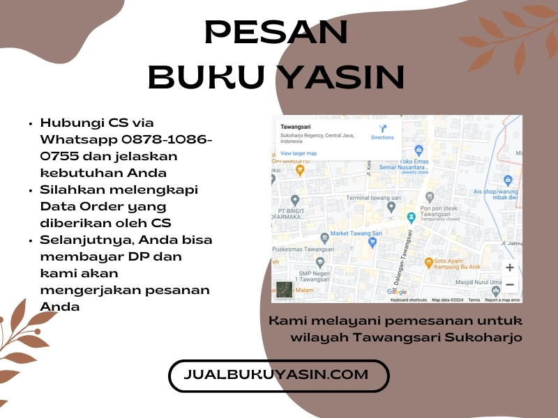 Percetakan Buku Yasin Tawangsari Sukoharjo, Tempat Cetak Buku Yasin Tawangsari Sukoharjo, Tempat Bikin Buku Yasin di Tawangsari Sukoharjo