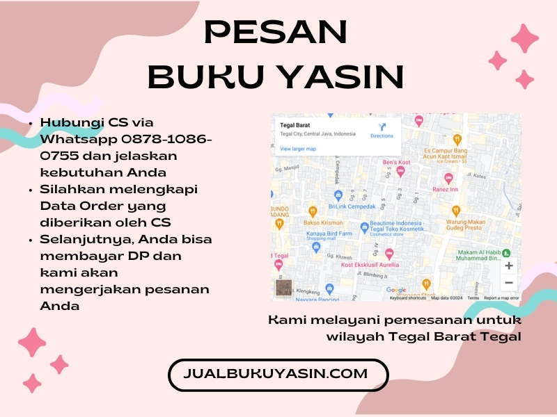 Percetakan Buku Yasin Tegal Barat Tegal, Tempat Cetak Buku Yasin Tegal Barat Tegal, Tempat Bikin Buku Yasin di Tegal Barat Tegal