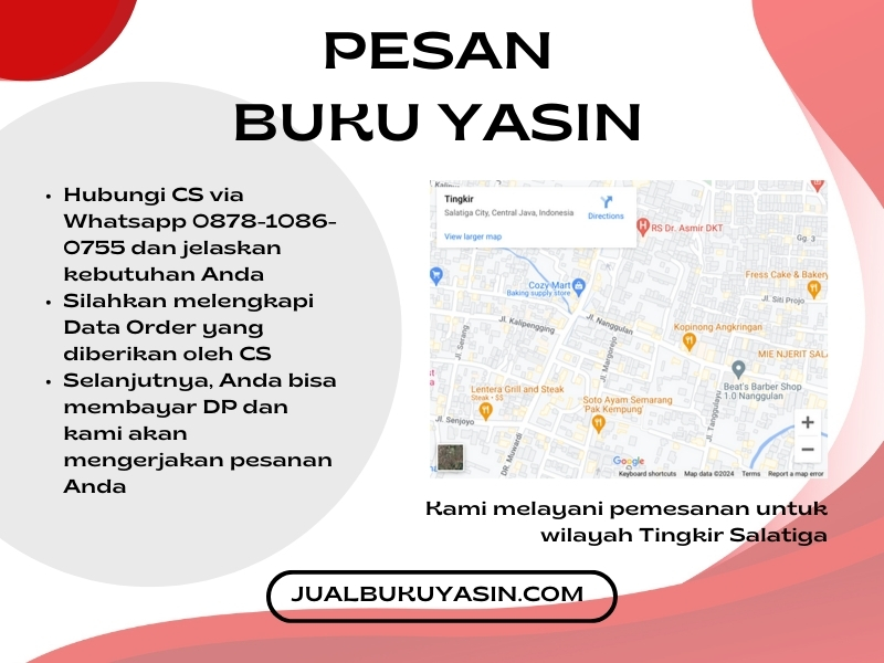 Percetakan Buku Yasin Tingkir Salatiga, Tempat Cetak Buku Yasin Tingkir Salatiga, Tempat Bikin Buku Yasin di Tingkir Salatiga