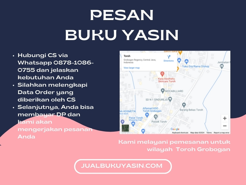 Percetakan Buku Yasin Toroh Grobogan, Tempat Cetak Buku Yasin Toroh Grobogan, Tempat Bikin Buku Yasin di Toroh Grobogan