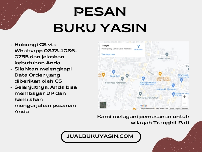 Percetakan Buku Yasin Trangkil Pati, Tempat Cetak Buku Yasin Trangkil Pati, Tempat Bikin Buku Yasin di Trangkil Pati