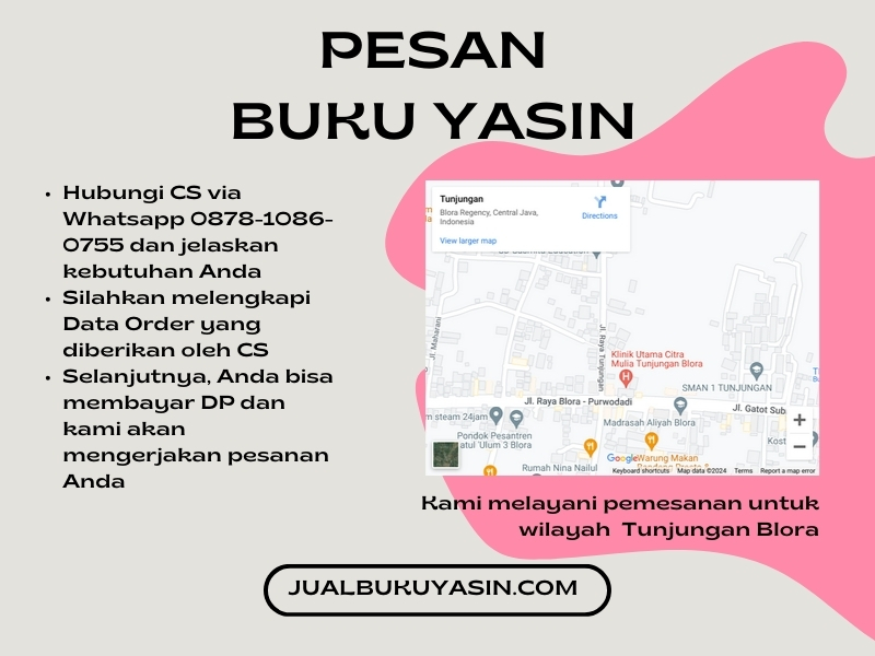 Percetakan Buku Yasin Tunjungan Blora, Tempat Cetak Buku Yasin Tunjungan Blora, Tempat Bikin Buku Yasin di Tunjungan Blora