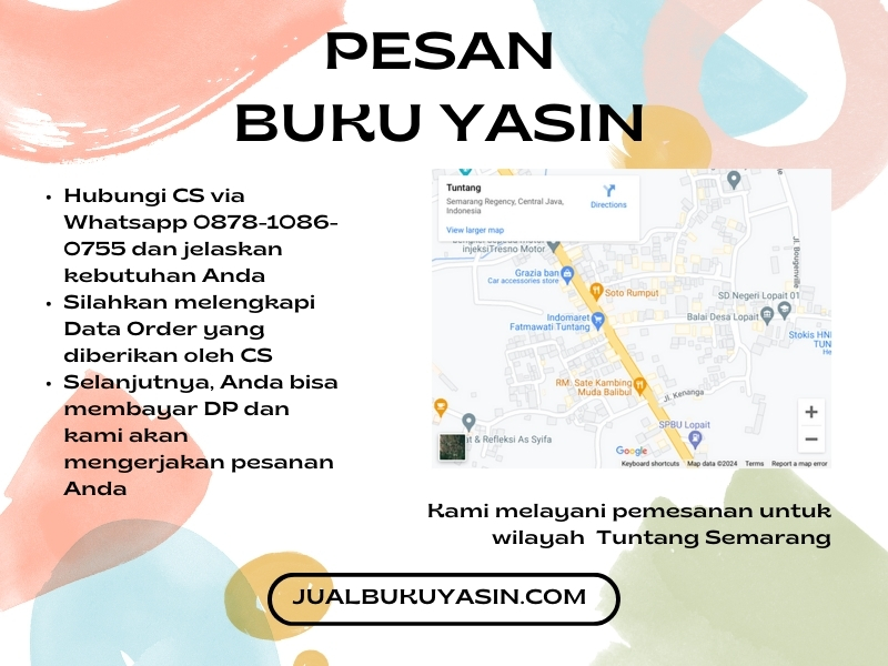Percetakan Buku Yasin Tuntang Semarang, Tempat Cetak Buku Yasin Tuntang Semarang, Tempat Bikin Buku Yasin di Tuntang Semarang