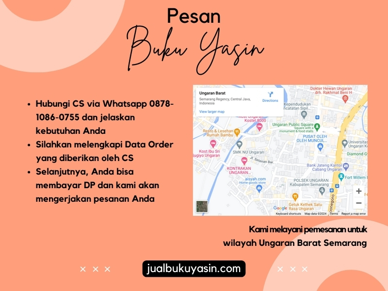Percetakan Buku Yasin Ungaran Barat Semarang, Tempat Cetak Buku Yasin Ungaran Barat Semarang, Tempat Bikin Buku Yasin di Ungaran Barat Semarang
