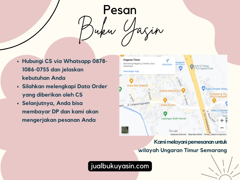 Percetakan Buku Yasin Ungaran Timur Semarang, Tempat Cetak Buku Yasin Ungaran Timur Semarang, Tempat Bikin Buku Yasin di Ungaran Timur Semarang