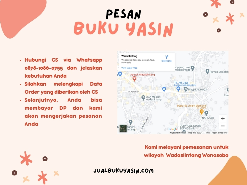 Percetakan Buku Yasin Wadaslintang Wonosobo, Tempat Cetak Buku Yasin Wadaslintang Wonosobo, Tempat Bikin Buku Yasin di Wadaslintang Wonosobo
