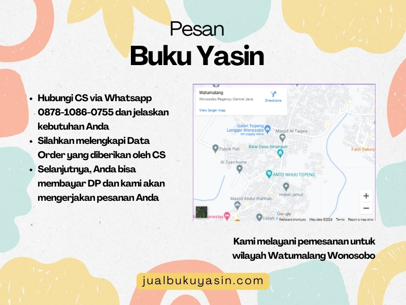 Percetakan Buku Yasin Watumalang Wonosobo, Tempat Cetak Buku Yasin Watumalang Wonosobo, Tempat Bikin Buku Yasin di Watumalang Wonosobo