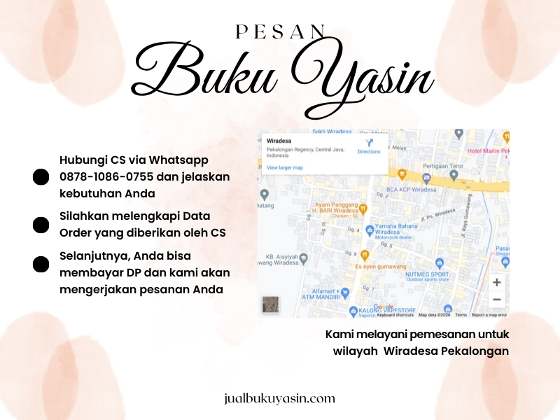 Percetakan Buku Yasin Wiradesa Pekalongan, Tempat Cetak Buku Yasin Wiradesa Pekalongan, Tempat Bikin Buku Yasin di Wiradesa Pekalongan