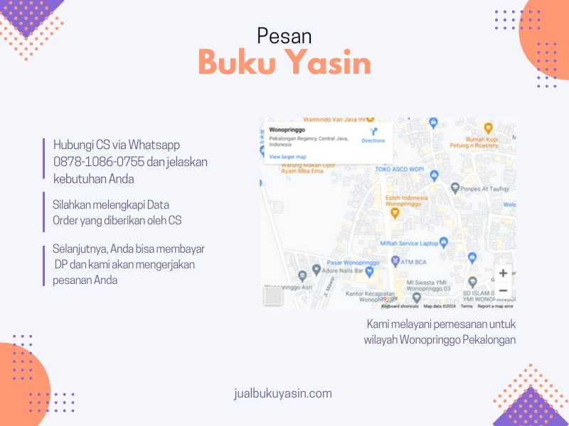 Percetakan Buku Yasin Wonopringgo Pekalongan, Tempat Cetak Buku Yasin Wonopringgo Pekalongan, Tempat Bikin Buku Yasin di Wonopringgo Pekalongan
