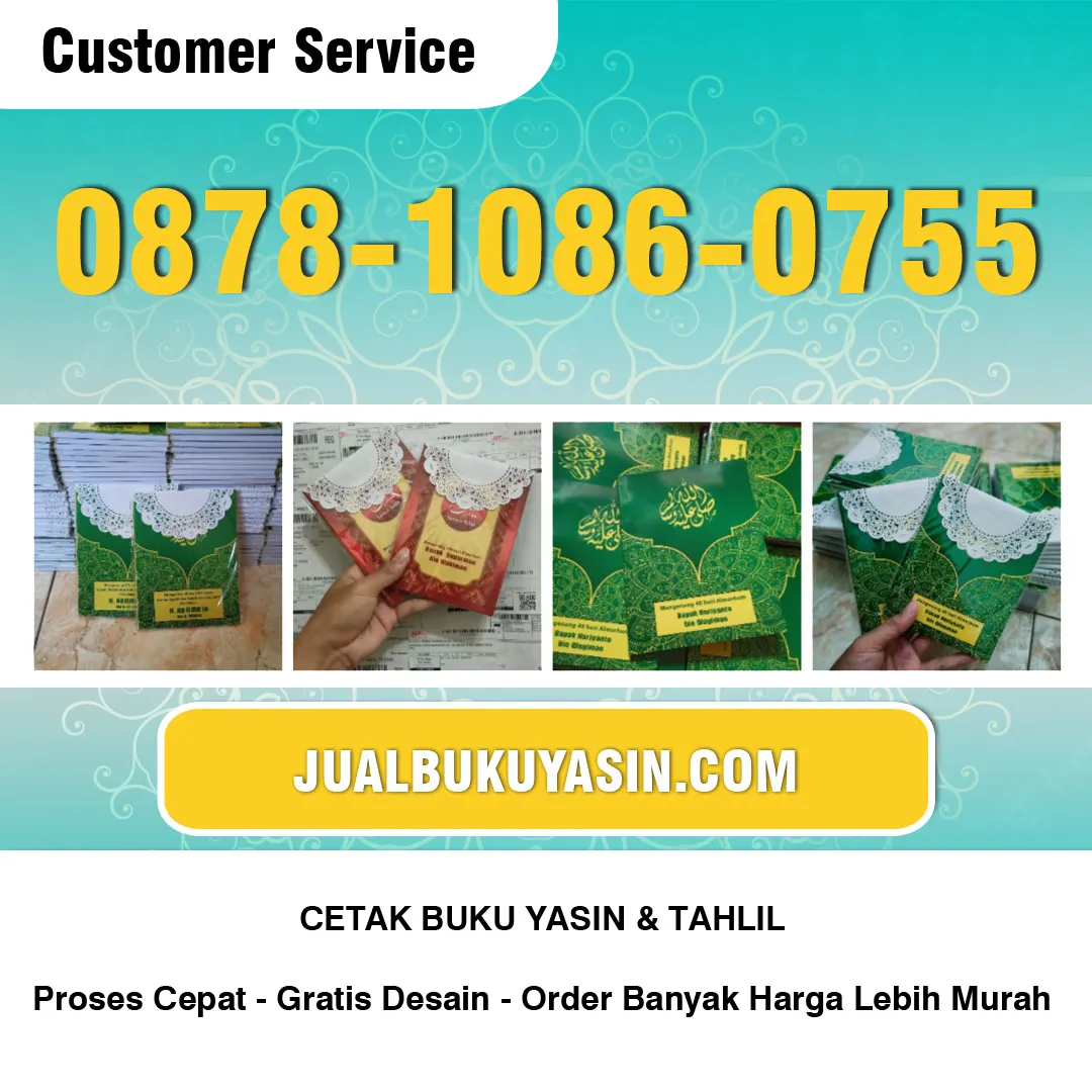 Cetak Buku Yasin Batur Banjarnegara