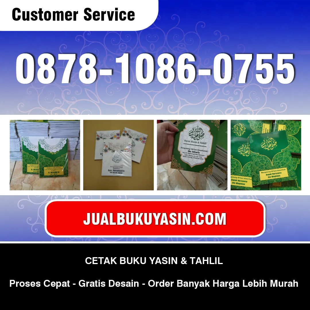 Cetak Buku Yasin Karangkobar Banjarnegara