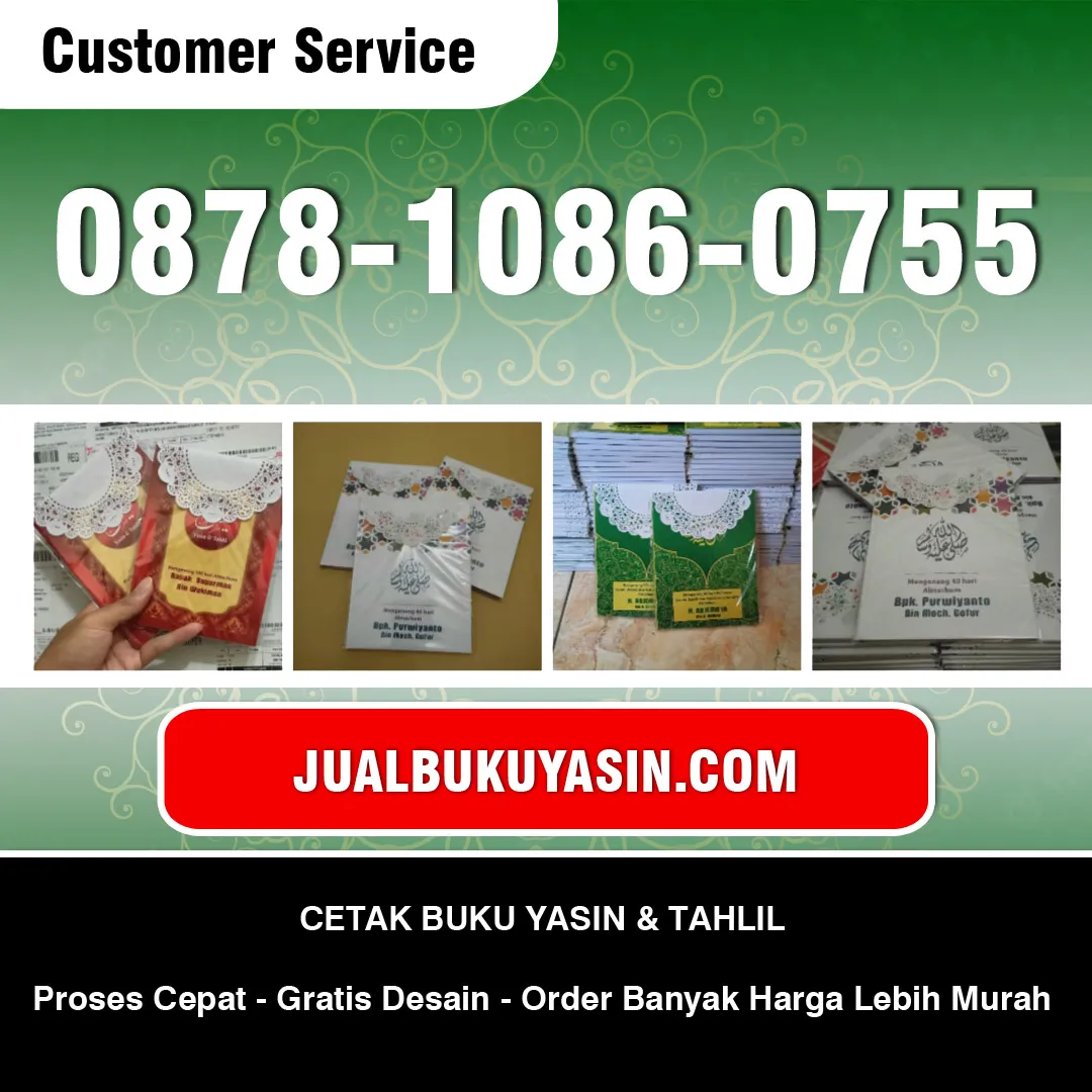 Cetak Buku Yasin Balong Ponorogo